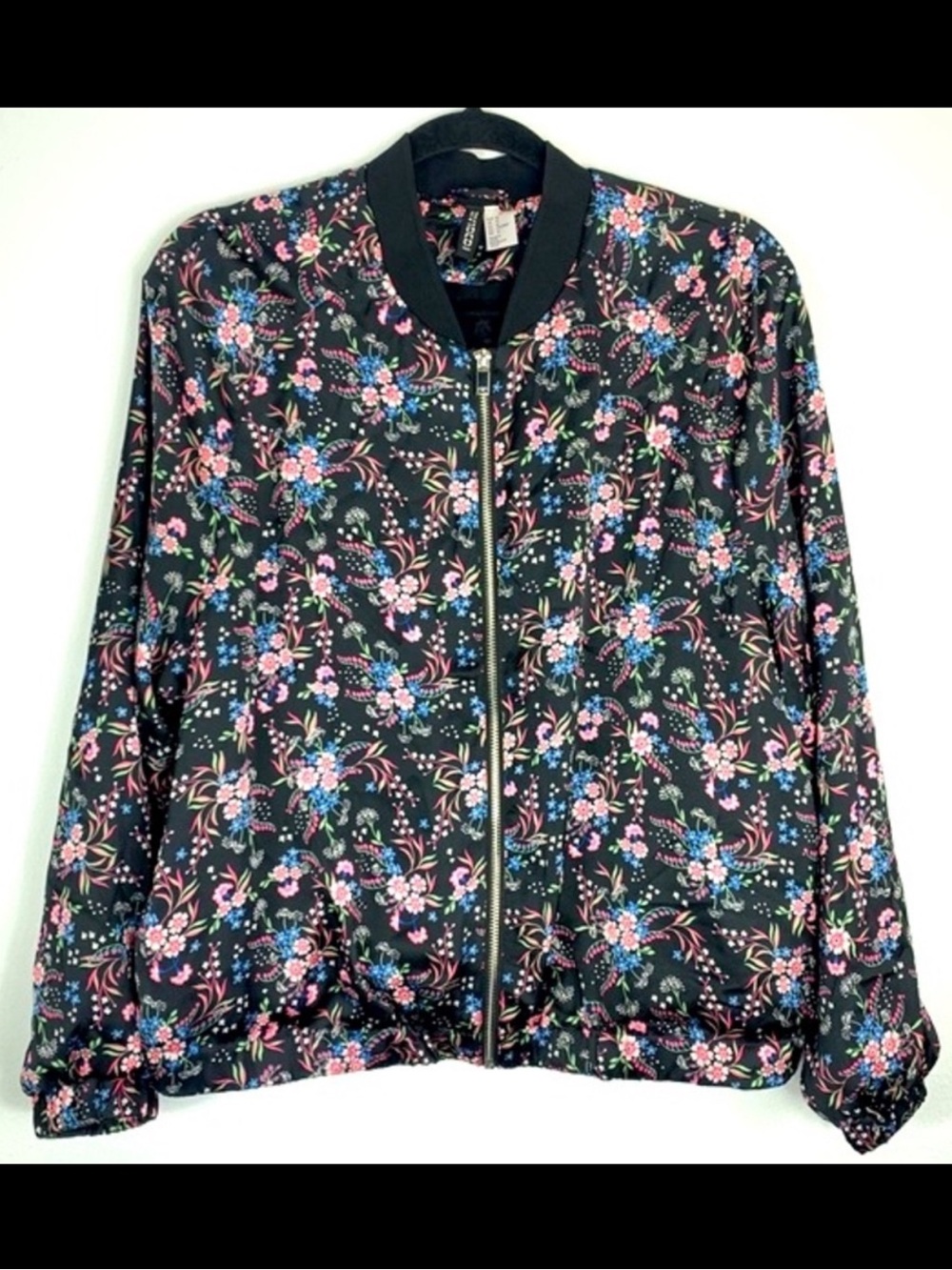 Divided by H&M Floral Print Zip-Up Jacket